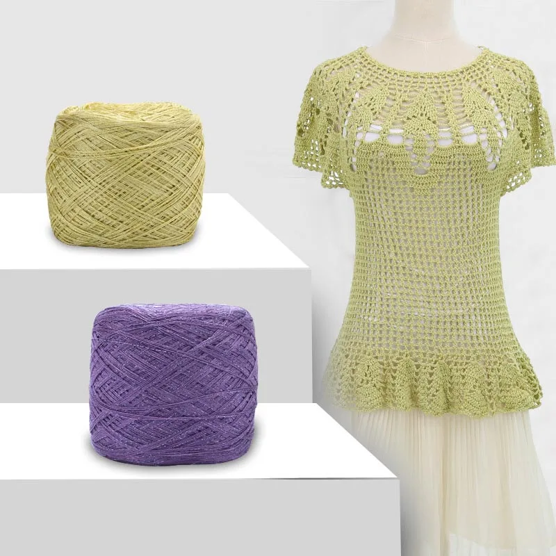 100% 순수 리넨 편직사