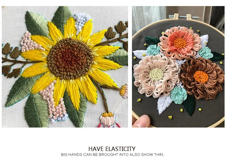 3D Floral Embroidery Starter Kit